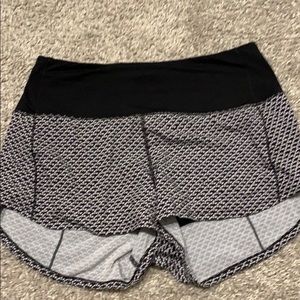 Lululemon size 6 high waist shorts